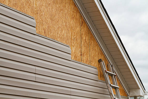 Professional Vinyl Siding technician working in Lyons, CO